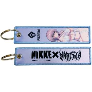 Porte-clés personnalisé en PVC tissé avec broderie, motif dessin animé, bracelet léger, étiquette de chat imprimée - Product Image 2