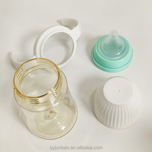 Biberón de PPSU de Cuello Ancho de 240 ml Personalizado de Fábrica, Biberón de PPSU Libre de BPA con Asa para Alimentación de Bebés - Product Image 3