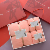 Serviette de bain en microfibre douce de luxe FF3875 boîte-cadeau 3 en 1 voyage maison salle de bain salle de bain gym non pelucheux très absorbant ensembles de serviettes de bain