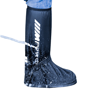 Produttore all'ingrosso scarpe da pioggia personalizzate antiscivolo in PVC per esterni regolabili in gomma per uomo per camminare - Product Image 5