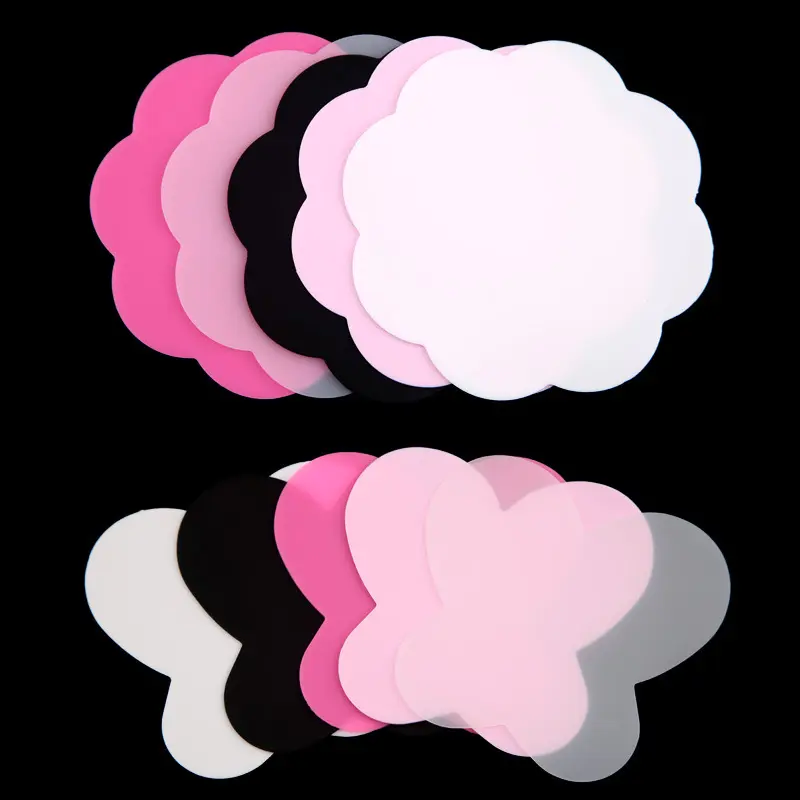 2 Pcs/Kit Butterfly Shape Nail Art Palette Mixing Color Silicone Display Tools Nail Color Palette