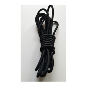 Corde élastique en latex noir de 7 mm, longueur 2,5 m, pour sports de plein air et accessoires de sac - Product Image 4