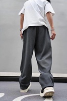 Pantalon de survêtement pour homme avec cordon de serrage, tendance, pour l'extérieur, avec empiècements, idéal pour le fitness, la course et le jogging, style streetwear