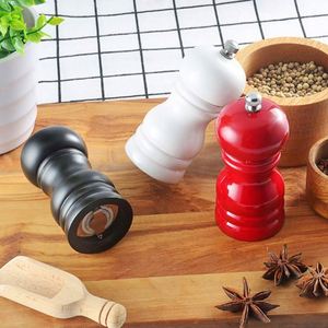 Christmas BBQ Meat Spice Tool PC Rubber Wood <b>Pepper</b> <b>Grinder</b> Ceramic Gravity Salt <b>Pepper</b> Mechanism Home Use Box Packed - Product Image 4