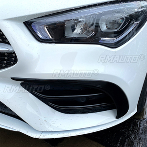 Car Front Bumper <b>Splitter</b> Side Spoiler Air Vent Body Kits Trim for Mercedes-Benz CLA-Class C118 CLA200 260 2020-2022 Car Styling - Product Image 5