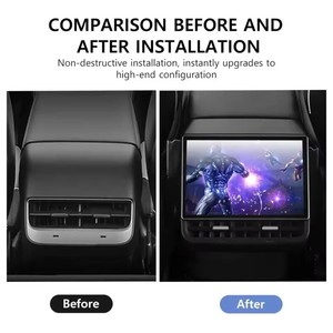 Pantalla trasera de 8,66 pulgadas para Tesla Model 3 Y 2020-2024 4G 64G Soporte de pantalla de entretenimiento trasero - Product Image 5