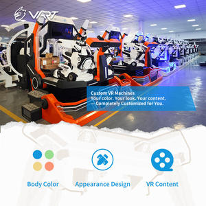 Simulateur de conduite de voiture multijoueur Vr, simulateur de course de moto blanche, pour Zone de jeu - Product Image 4