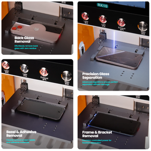 Solution laser UV à lumière froide REFOX 2026 pour la séparation du verre arrière des téléphones mobiles et les applications <span class=keywords><strong>de</strong></span> réparation <span class=keywords><strong>de</strong></span> précision - Product Image 4