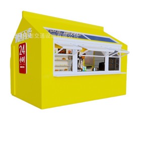 Capsule de style moderne pour la vente de nourriture en extérieur, structure en aluminium de 4,8 m avec alimentation intégrée, montage facile, étagères en verre trempé - Product Image 4