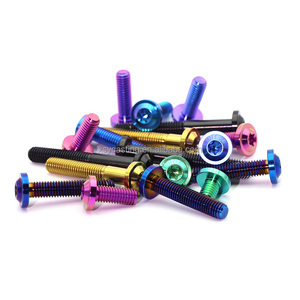 Tùy chỉnh CNC Bộ Phận Cơ khí hợp kim Titan đốt bu lông màu xanh - Product Image 4