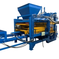 Équipement de moulage de blocs de ciment en gros QT8-15, machine automatique de fabrication de briques pour usine de blocs creux en béton et de pavés