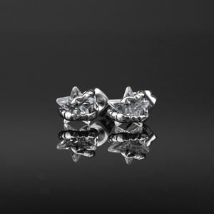 Pendientes de tuerca de cristal con estrella de cinco puntas elegantes, de acero inoxidable de alta calidad, modernos y lindos, con diseño de serpiente, a la moda - Product Image 5
