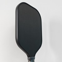 Raquette de pickleball en fibre de carbone monobloc, pressée à chaud, silencieuse, légère, facile à transporter, taille standard, fabriquée en usine