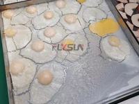 Flysun PLC-gestuurde, arbeidsbesparende vacuümvriesdroogmachine voor lente-uien en kiwi's van roestvrij staal 304, energiezuinig en hoogrendements.