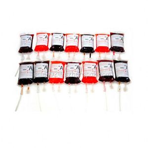 Nước giải khát Túi Nước Trái cây túi năng lượng Ma Cà Rồng túi máu Nhật Ký Halloween đôi ống mô phỏng túi máu không y tế - Product Image 1