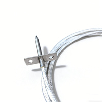 Sensor de Temperatura Industrial de Platino PT100 Tipo Aguja de Alta Precisión, Sonda de Acero Inoxidable, Protección IP66