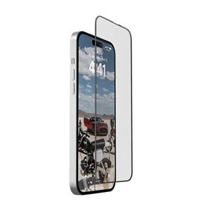 新款硅胶保险杠防刮擦手机钢化玻璃屏幕保护膜适用于iPhone 12 13 14 15 Pro Max Plus