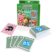 SENFUTONG Jeu de cartes de table professionnel sur mesure pour enfants, ensemble 6-en-1, boîte cadeau personnalisée, divertissement familial