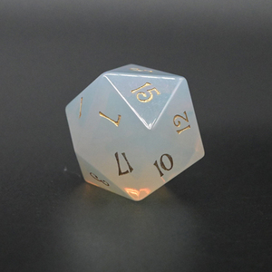 Ensemble de 7 <span class=keywords><strong>d</strong></span>és peints à la main, joli <span class=keywords><strong>d</strong></span>és polyédrique en opale pour les jeux de <span class=keywords><strong>table</strong></span>, jeux de rôle - Product Image 2