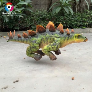 หุ่นยนต์สัตว์เลี้ยงสุนัขแอนิเมทรอนิกส์รูปทรงแอนคิโลซอร์  ไดโนเสาร์เด็กเคลื่อนไหวด้วย AI สำหรับงานแสดงเทคโนโลยีในสวนสนุก - Product Image 6