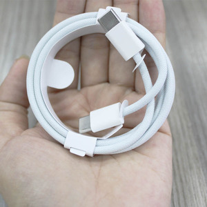 Nhà Máy Giá Ban Đầu Cáp USB Sạc Nhanh Cáp Dữ Liệu Dệt Loại C Cáp Cho Điện Thoại 15 <span class=keywords><strong>Pro</strong></span> Max/16/17 - Product Image 3