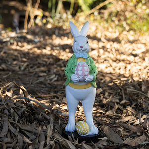 <strong>Top</strong> Sale <strong>Easter</strong> Items Handmade Resin Egg Bunny Crafts Ornaments for Home Living Room Tabletop Decoration - Product Image 3
