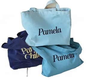 Bolsa de Mano de Lona Portátil de Lujo para Mujer, Diseño Personalizado Pequeño, para Botella de Agua - Product Image 3
