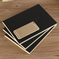Carnet de Notes Notes Notes en papier Kraft, carnet de Notes épais, papier noir, imprimé UV, feuille d'aluminium, argent et or, 1 pièce, offre spéciale