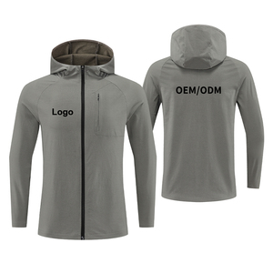 Custom High Quality 95 Polyester 5 Spandex Windproof <b>Jackets</b> Woven Four Way Stretch Sportswear Lightweight For Men - Product Image 3