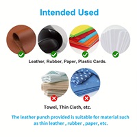 Kit d'outils pour boutonnières, pince perforatrice manuelle en plastique, pince à rivets portable, poinçon manuel 12 mm, pince à œillets métalliques, œillets DIY