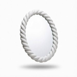 Oval Pp Wall <b>Mirror</b> 16x21 Inches Elegant Design For Home Decor - Product Image 1