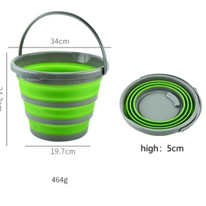 Storage Bin <b>Basket</b> Camping Outdoor Garden Cleaning Tools Wash Water <b>Foldable</b> Collapsible Fishing Bucket - Product Image 6