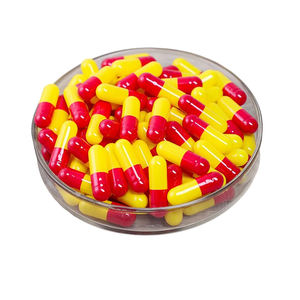 Capsules de médecine vides de haute qualité en Chine fabriquées à partir de plantes naturelles pour poudre de protéine de lactosérum par machine semi-automatique - Product Image 1