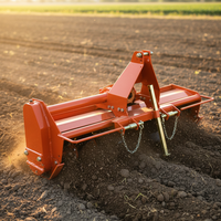 Cultivador Rotatorio Diésel de Grado Profesional con Transmisión por Cadena de 540 rpm para Uso Montado en Tractor