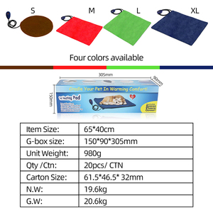 Haustier bedarf Haustier bett Elektrische Heizung Heiz matte Decke Selbst heizkissen Welpen trainings pads - Product Image 2