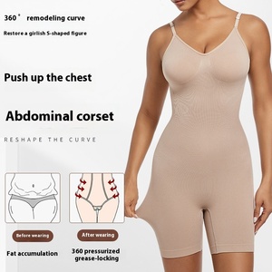 Body Modellante Intero Taglia Grande da Donna, Sexy con Schiena Scoperta, in Nylon Traspirante, con Vita Stretta - Product Image 3