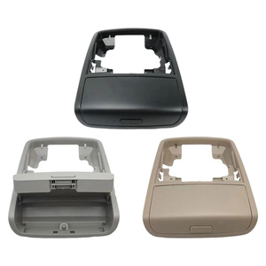 Organizador de visera para coche, caja de almacenamiento de plástico para estuche de gafas montado en el techo, 56D868837A, estilo moderno negro - Product Image 4