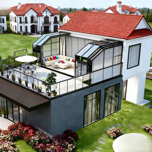 Terraza Acristalada Plegable Móvil de Aluminio, Retráctil, para Exteriores - Product Image 2