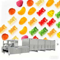 Ligne de production de bonbons gélifiés 3D aux fruits, très demandée, pour la fabrication de bonbons gélifiés juteux, vitaminés, multivitaminés, aromatisés aux fruits, et de bonbons gélifiés 3D.