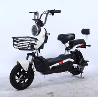 Vélo électrique pliable à grande vitesse pour la ville, moteur sans balais 500W, batterie au plomb-acide 48V, longue autonomie, 3 vitesses, vélo électrique