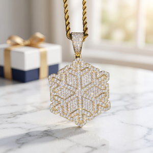 เครื่องประดับผู้ชาย สร้อยคอแบบปรับแต่งได้ จี้ห้อยคอแบบ Cuban Link เงินแท้ 925 VVS ฮิปฮอป จี้รูปกางเขนประดับเพชรโมอิสซาไนต์ น้ำหนัก 24 กรัม - Product Image 6