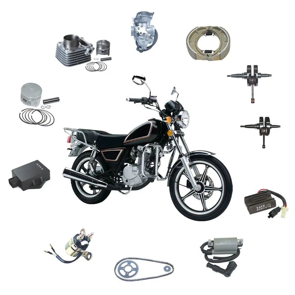High Quality GN125 Motorcycle Vehicle Spare Parts 125CC Engine Motorcycle Parts Wholesale accessories