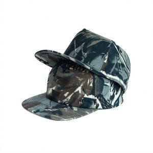 Casquettes Snapback 5 Panneaux Camouflage à Bord Légèrement Courbé, Fourniture Directe Usine, avec Logo Brodé 3D Personnalisé - Product Image 2
