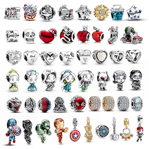 Abalorios de tronco de plata 925 <span class=keywords><strong>originales</strong></span>, cuentas de tierra de avión bonitas, pulsera de circón DIY, regalo de joyería, colgantes personalizados, abalorios - Product Image 4