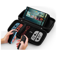 Boîte de rangement portable pour jeux vidéo en EVA noir imperméable 25,5x12,5x4,5cm, étui de protection pour console de jeu, Ps6, taille personnalisée