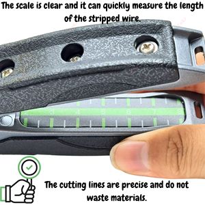 Pince à dénuder les fibres optiques Pigtail, Pince à couper les fibres optiques, Outil de dénudage de câbles optiques, Outil de retrait de gaine extérieure, Pince à pigtail - Product Image 3