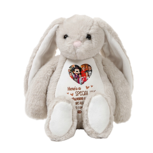 Vendita Diretta di Coniglietti Pasquali in Peluche con Logo Termotrasferibile, Bambola per Sublimazione Termica - Product Image 1