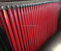 Rastrello denti e fieno balla spear tine loader in legno con manicotto