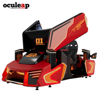 Simulador de Carreras VR 5D, Simulador de Conducción con Movimiento, Realidad Virtual, Área de Juegos Interior, Simulador de Superdeportivos F1, Máquina de Juegos Arcade 12D
