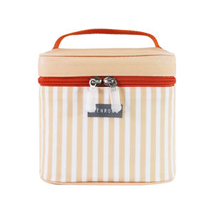 Vietnam Factory Stripe Tote Girls <b>Women</b> Insulated <b>Lunch</b> <b>Box</b> Cooler Bag - Product Image 1